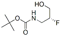 Structure of CARBAMIC ACID [(2R)-2-FLUORO-3-HYDROXYPROPYL]-,TERT-BUTYL ESTER