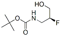 Carbamic acid,N-[(2S)-2-fluoro-3-hydroxypropyl]-, 1,1-dimethylethyl ester结构式