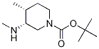 Structure of 3R,4R-4-Methyl-3-methylamino-piperidine-1-carboxylic acid tert-butyl ester