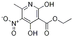 Structure of ethyl 2,4-dihydroxy-6-Methyl-5-nitronicotinate