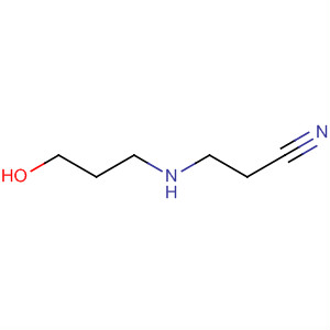 Structure of Propanenitrile, 3-[(3-hydroxypropyl)amino]-