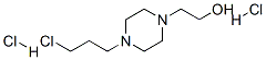Structure of 4-(3-chloropropyl)piperazine-1-ethanol dihydrochloride