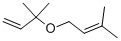 Structure of 3-methyl-3-[(3-methyl-2-butenyl)oxy]but-1-ene