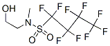 1,1,2,2,3,3,4,4,4-九氟-N-(2-羟乙基)-N-甲基-1-丁磺酰胺结构式