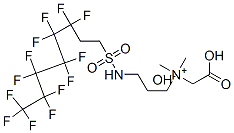 carboxymethyldimethyl-3-[[(3,3,4,4,5,5,6,6,7,7,8,8,8-tridecafluorooctyl)sulphonyl]amino]propylammonium hydroxide