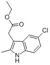 Structure of ETHYL 2-(5-CHLORO-2-METHYL-1H-INDOL-3-YL)ACETATE