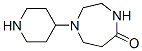 4-[1-(5-氧代-1,4-二氮杂环庚烷基)]哌啶结构式