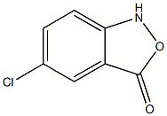 5-氯苯并[C]异恶唑-3(1H)-酮结构式