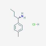 Structure of (1S)-1-(4-methylphenyl)butan-1-amine,hydrochloride