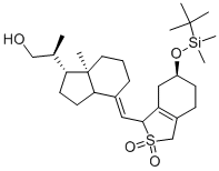 Structure of 2-{4-[6-(tert-Butyl-dimethyl-silanyloxy)-2,2-dioxo-2,3,4,5,6,7-hexahydro-1H-2l6-benzo[c]thiophen-1-ylmethylene]-7a-methyl-octahydro-inden-1-yl}-propan-1-ol
