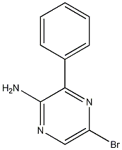 Structure of 2-Amino-5-bromo-3-phenylpyrazine