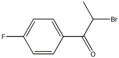 Structure of 1-propanone, 2-bromo-1-(4-fluorophenyl)-