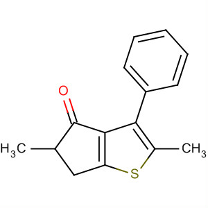4H - 环戊并 [b] 噻吩 - 4 - 酮，5,6 - 二氢 - 2,5 - 二甲基 - 3 - 苯基 -结构式