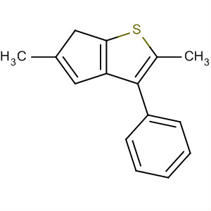 2,5 - 二甲基 - 3 - 苯基 - 6H - 环戊二烯并 [b] 噻吩结构式