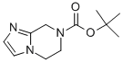 Structure of Imidazo[1,2-a]pyrazine-7(8H)-carboxylic acid, 5,6-dihydro-, 1,1-dimethylethyl ester