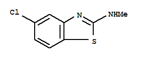 Structure of 2-Benzothiazolamine,5-chloro-N-methyl-