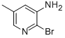 Structure of 3-AMINO-2-BROMO-5-PICOLINE