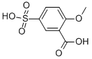 5-sulpho-o-anisic acid结构式