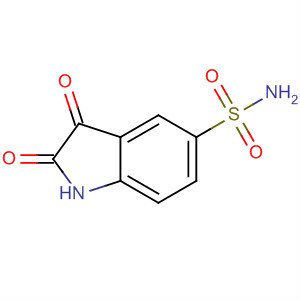 Structure of 1H-Indole-5-sulfonamide, 2,3-dihydro-2,3-dioxo-