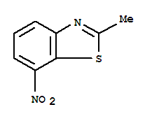 2-methyl-7-nitro-1,3-benzothiazole结构式