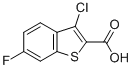 Structure of 3-CHLORO-6-FLUOROBENZO(B)THIOPHENE-2-CA&