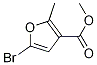 Structure of METHYL 5-BROMO-2-METHYLFURAN-3-CARBOXYLATE