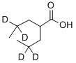 Structure of 2-(PROPYL-2,2-D2)PENTANOIC-4,4-D2 ACID