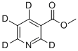 Structure of METHYL NICOTINATE-2,4,5,6-D4
