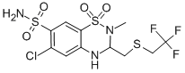 Structure of POLYTHIAZIDE (200 MG)
