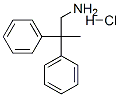Structure of 2,2-DIPHENYLPROPAN-1-AMINE HYDROCHLORIDE