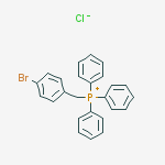 Structure of (4-BroMobenzyl)triphenylphosphoniuM chloride
