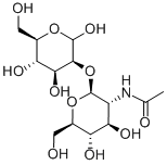 2 - O型(2 -乙酰氨基- 2 -脱氧-Β- D -吡喃葡萄糖)- D -甘露糖结构式