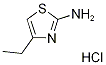 Structure of 4-ethyl-1,3-thiazol-2-amine(SALTDATA: HCl 0.7H2O)