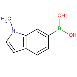 Structure of Boronic acid, (1-methyl-1H-indol-6-yl)-