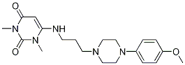 Structure of 6-[[3-[4-(4-Methoxyphenyl)-1-piperazinyl]propyl]aMino]-1,3-diMethyl-2,4(1H,3H)-pyriMidinedione