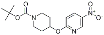 4-[(5-硝基吡啶-2-基)氧基]哌啶-1-甲酸叔丁酯结构式