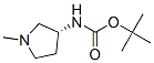 Structure of CARBAMIC ACID [(3R)-1-METHYL-3-PYRROLIDINYL]-,TERT-BUTYL ESTER