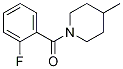 Structure of 1-(2-Fluorobenzoyl)-4-Methylpiperidine, 97%
