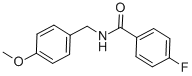 Structure of N-(4-Methoxybenzyl) 4-fluorobenzamide