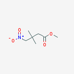 methyl 3,3-dimethyl-4-nitrobutanoate结构式