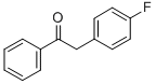 2-(4-氟苯基)苯乙酮 的化学结构式