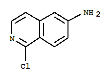 Structure of 6-Isoquinolinamine,1-chloro-