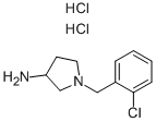 1-(2-CHLORO-BENZYL)-PYRROLIDIN-3-YLAMINE DIHYDROCHLORIDE结构式