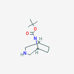 Structure of 8-Boc-3,8-diaza-bicyclo[3.2.1]octane, HCl