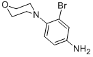 Chemical structure of 3-BROMO-4-MORPHOLINOPHENYLAMINE