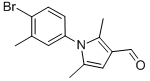 Structure of 1-(4-BROMO-3-METHYLPHENYL)-2,5-DIMETHYL-1H-PYRROLE-3-CARBALDEHYDE
