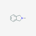2-methyl-2,3-dihydro-1H-isoindole结构式