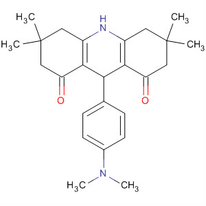 Structure of 1,8(2H,5H)-Acridinedione,9-[4-(dimethylamino)phenyl]-3,4,6,7,9,10-hexahydro-3,3,6,6-tetramethyl-