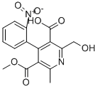 Structure of 2-(Hydroxymethyl)-6-methyl-4-(2-nitrophenyl)-3,5-pyridinedicarboxylic Acid 5-Methyl Ester