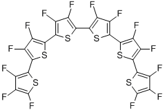 十四氟-Α-六噻吩(以升华法纯化)结构式